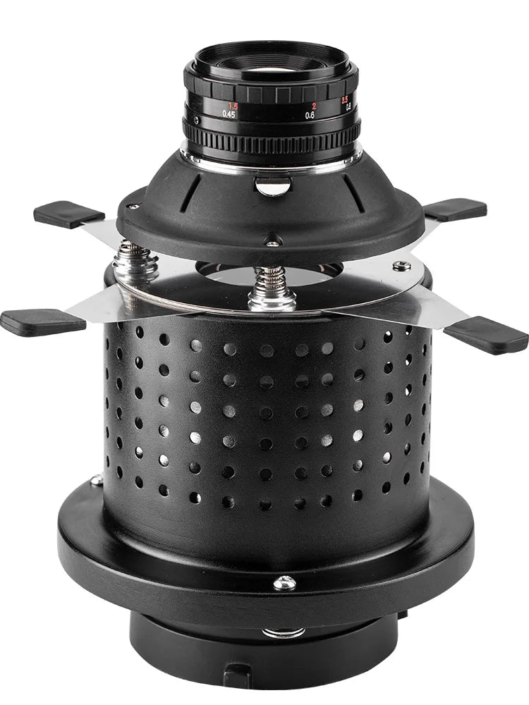 Soonpho OT1 PRO Bowens Mount Optical Snoot – 50mm/85mm/150mm Lenses for Graphic Art Effects, Godox Lighting Flash