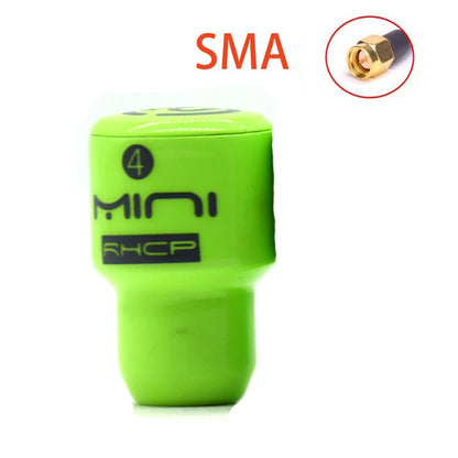 5.8G 4 RHCP Lollipop FPV Antenna – High Gain 2.8dBi SMA/RP-SMA/MMCX/UFL for Racing Drones