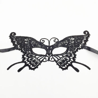 Sexy Lace Eye Mask for Women — Venetian Masquerade, Halloween & Carnival Half-Face Cosplay Party Mask