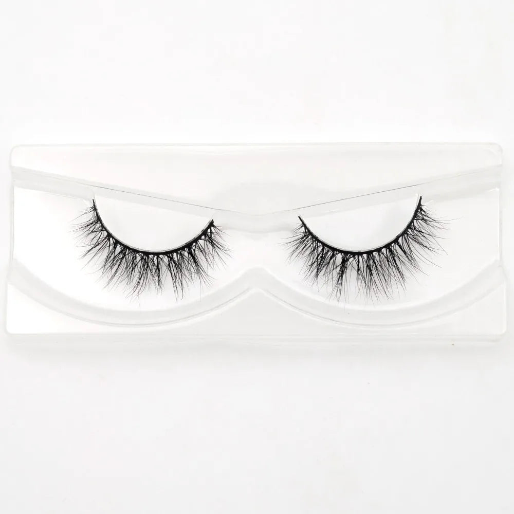 Visofree 3D Mink Eyelashes – Thick Handmade Full Strip Cruelty-Free False Lashes for Makeup M56