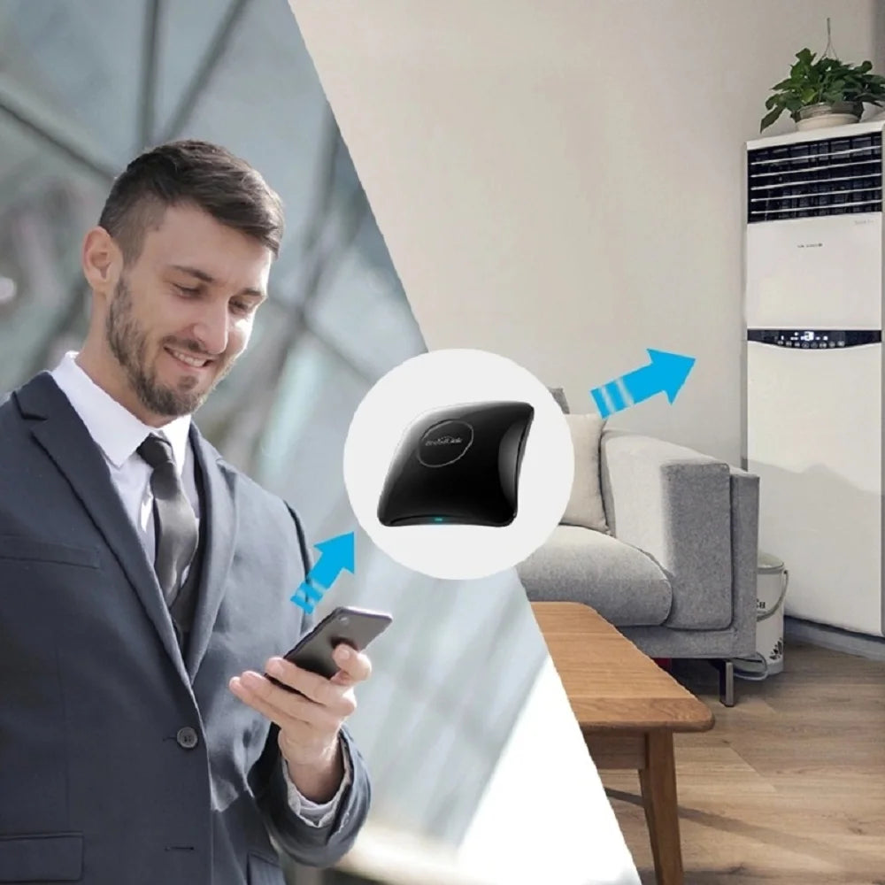 Broadlink RM4 Pro Universele Smart Remote – WiFi + IR + RF Schakelaar, Werkt met Alexa