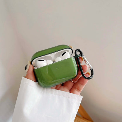 Retro Green High-Quality Earphone Case for Apple AirPods 1/2/3/4 & Pro 2 — Protective Charging Box Shell