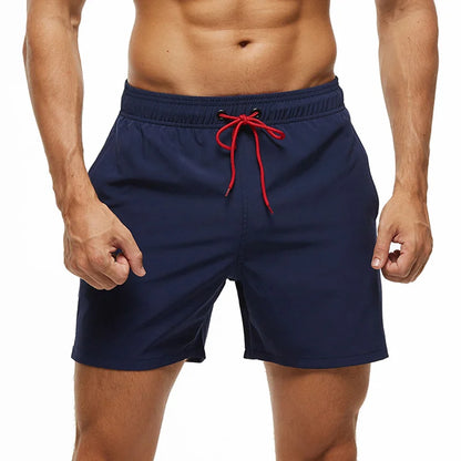 Men’s Summer Swim Shorts – Escatch Breathable Sport Board Shorts with Elastic Waist, Mesh Liner & Pockets Swimwear Beach Bermudas