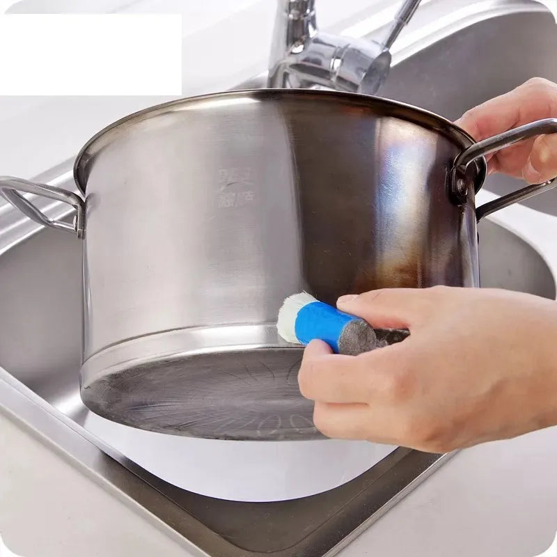 Magic Stainless Steel Cleaning Brush - Metal Rust Remover Stick, Ideal for Cooktops, Pots, Kitchen Eraser Cleaning Tool