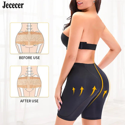 Women’s Buttock Enhancing Shapewear – Push-Up Padding Panties with Waist Trainer & Hip/Thigh Contouring Shorts