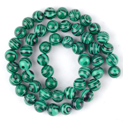 Natural Gemstone Spacer Beads - Tiger Eye, Amazonite, Lava, Turquoise & Agate Loose Beads for DIY Jewelry Bracelets