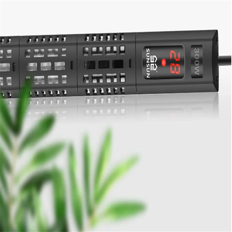 500W Aquarium Submersible Heater - LCD Display Digital Adjustable Water Heating Rod with Constant Temperature Control