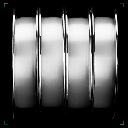 ZUKIBO 100% Fluorocarbon Fishing Line: Japanese Imported Carbon Fiber Line, 50M/100M - Monofilament Sinking Line for Sea Fishing