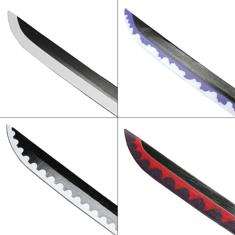 3-Piece Roronoa Zoro Katana Set – 104cm Handmade Anime Cosplay Swords (Shusui, Enma, Kitetsu) with Free Holder & Belt