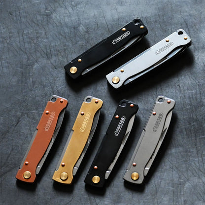 PT711/PT721 Pocket Folding Knife – 12C27 Steel EDC Survival Tool, Outdoor Camping Knife with Scissors and Liner Lock
