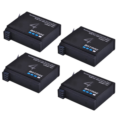 Batmax 1680mAh GoPro HERO4 Replacement Battery with 3-Slot LED USB Charger for AHDBT-401 Action Camera Accessories