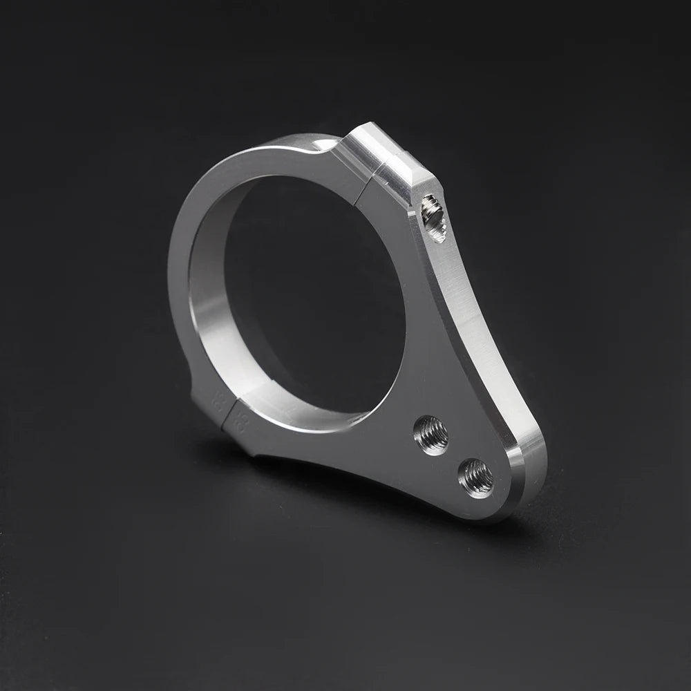 Universal Motorcycle & Scooter Steering Damper Fork Bracket Clamp – 31–54mm CNC Stabilizer Mount Support Kit