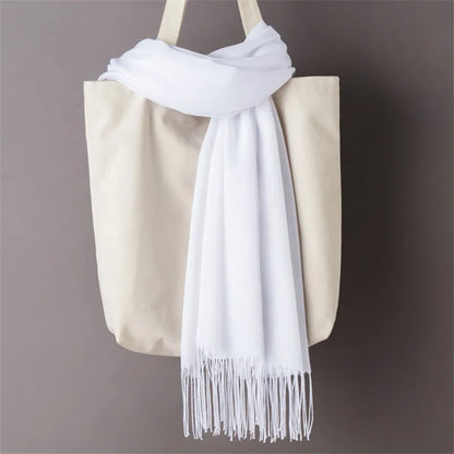 Women's Pashmina Scarf — Cashmere Feel Shawl & Wrap for Evening Dresses, Travel, Office, Winter, and Weddings