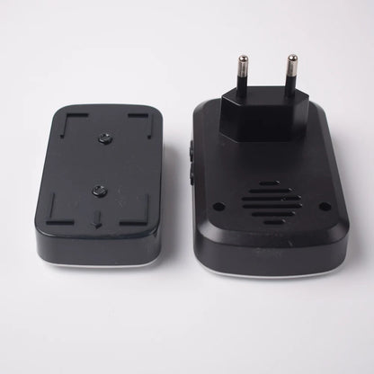 Waterproof Wireless Doorbell — AC 100V-240V EU Plug, Smart Remote Control, Battery Included, Plug & Play