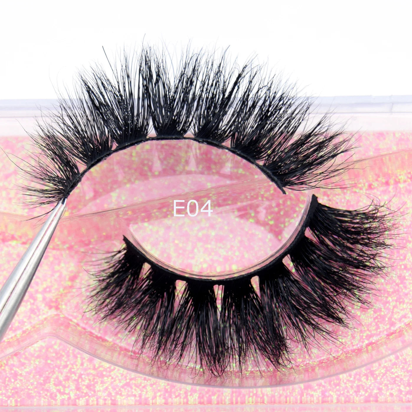 Visofree 3D Mink Eyelashes – Thick Handmade Full Strip Cruelty-Free False Lashes for Makeup M56