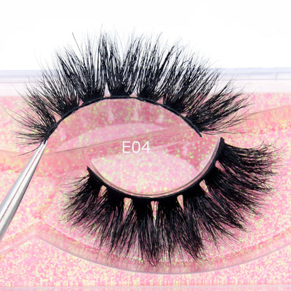 Visofree 3D Mink Eyelashes – Thick Handmade Full Strip Cruelty-Free False Lashes for Makeup M56