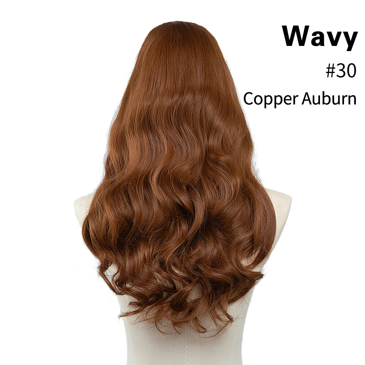 Synthetic U-Part Clip-in Hair Extensions – Long, Straight, Thick Blonde Hairpieces (16, 20, 24 Inch)