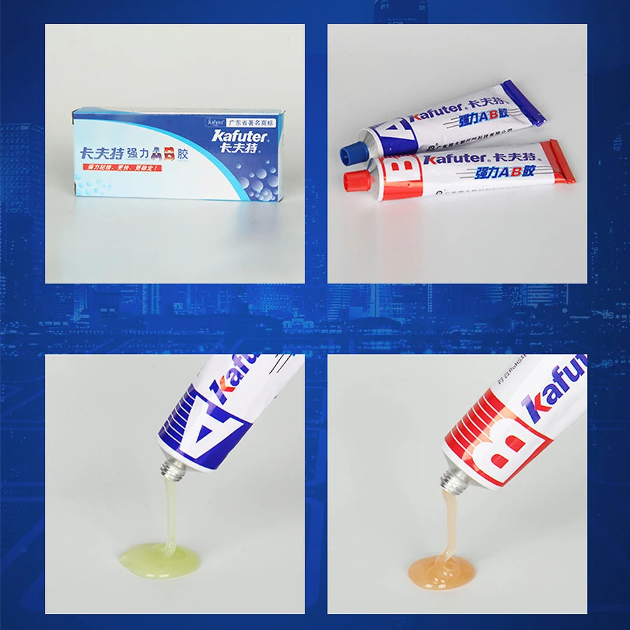 Kafuter A+B 70g Acrylate Structure Glue – Quick-Dry Waterproof Strong Adhesive for Glass, Metal & Stainless Steel