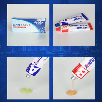 Kafuter A+B 70g Acrylate Structure Glue – Quick-Dry Waterproof Strong Adhesive for Glass, Metal & Stainless Steel
