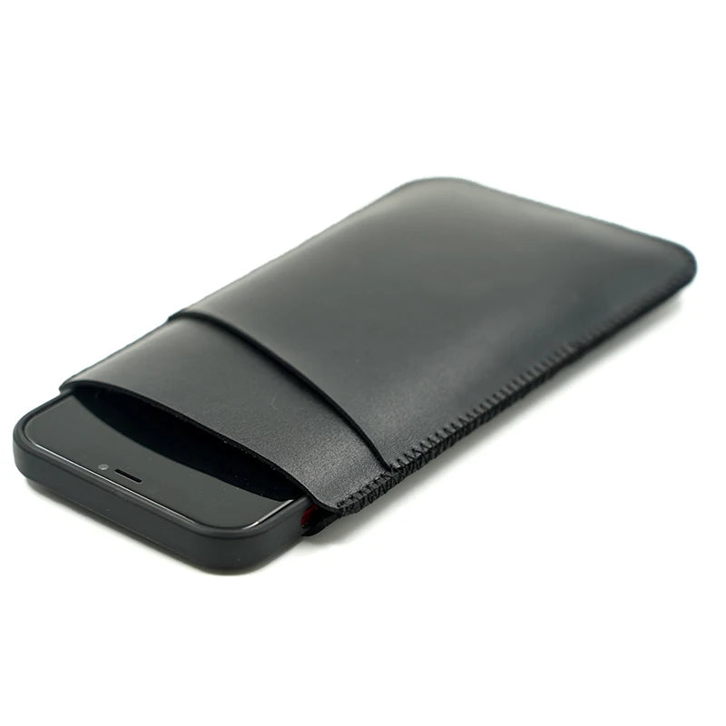 Universal PU Leather Phone Bag - Protective Pocket Wallet Pouch for iPhone 14–17 Pro Max Plus and Samsung Note 20 S21