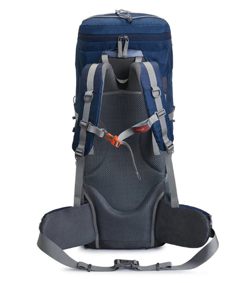 Men’s 60L Large Hiking Backpack — Mountaineering, Camping, Climbing & Outdoor Sport Rucksack XA108Y