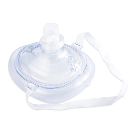 Professional CPR Breathing Mask with One-Way Valve — Reusable First Aid Rescue Tool