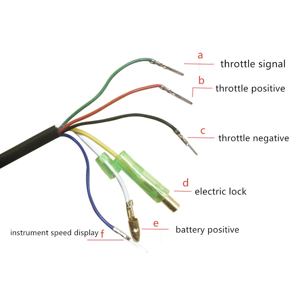 Electric Bike Twist Throttle - 36V 48V Grip Speed Display Controller For E-Bikes And Scooters