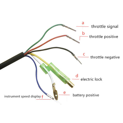 Electric Bike Twist Throttle - 36V 48V Grip Speed Display Controller For E-Bikes And Scooters