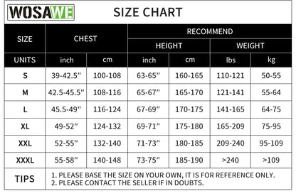 WOSAWE Men's Windproof Waterproof Cycling Jacket – Reflective MTB Bike Windbreaker & Vest