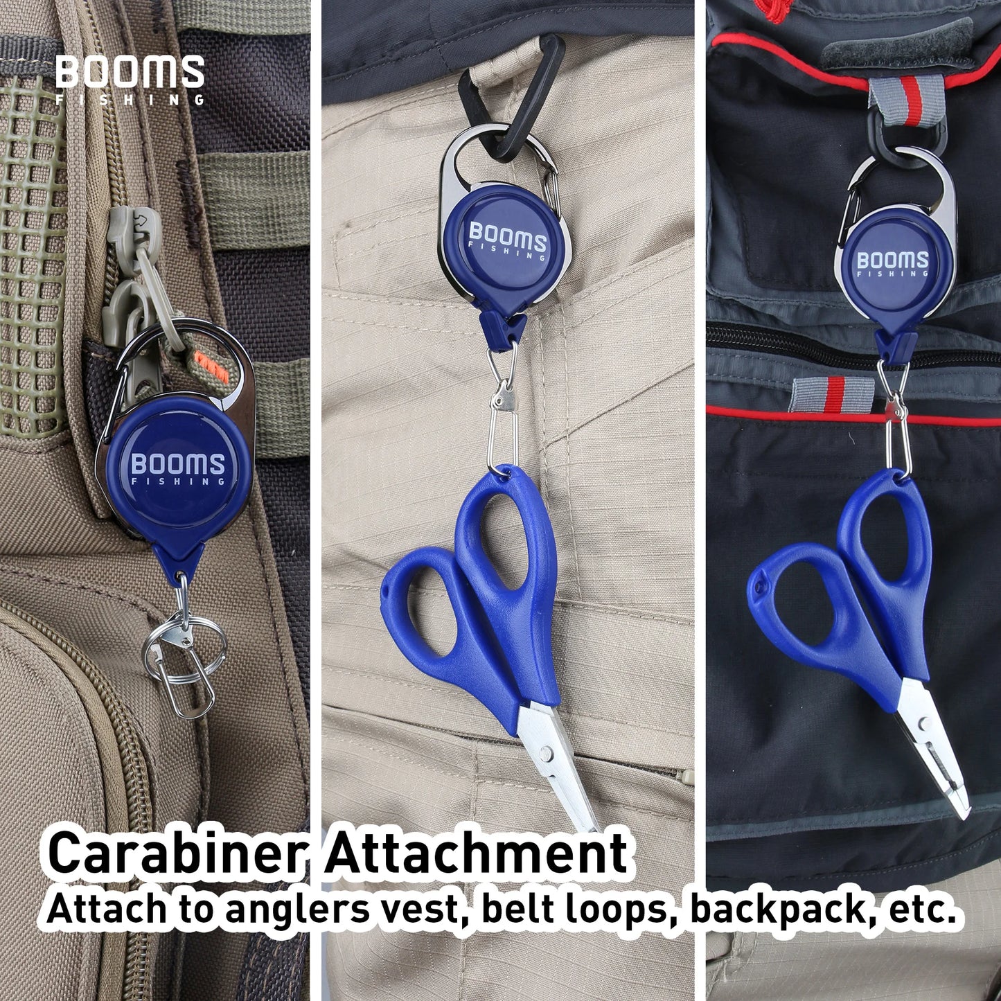 Fishing RG1 Fly Retractor - Secure Tools Extractor & Keeper with Retractable Key Chain Reel - Ideal Badge Holder for Tackle Boxes & Fishing Accessories