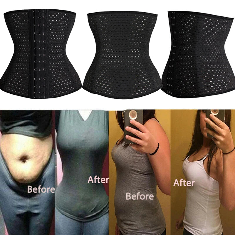 Plus Size XS-5XL Steel Boned Waist Trainer Corset for Women – Postpartum Shapewear Bustier Cinta Modeladora