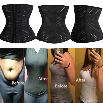 Plus Size XS-5XL Steel Boned Waist Trainer Corset for Women – Postpartum Shapewear Bustier Cinta Modeladora