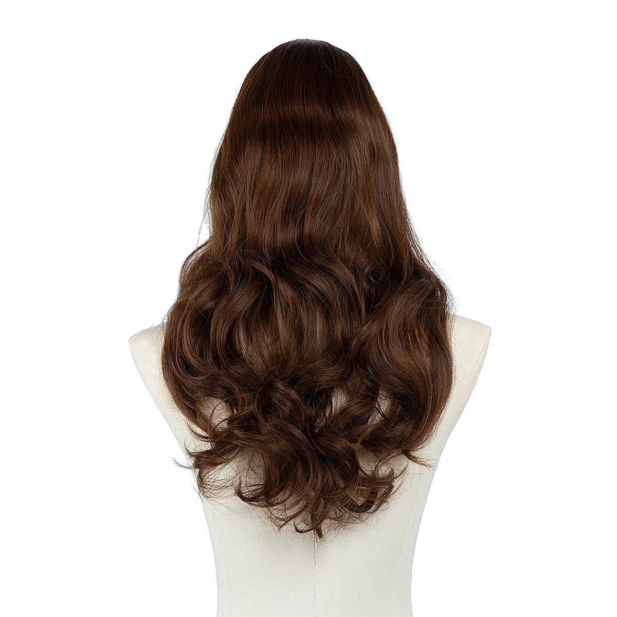 Synthetic U-Part Clip-in Hair Extensions – Long, Straight, Thick Blonde Hairpieces (16, 20, 24 Inch)