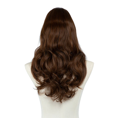 Synthetic U-Part Clip-in Hair Extensions – Long, Straight, Thick Blonde Hairpieces (16, 20, 24 Inch)