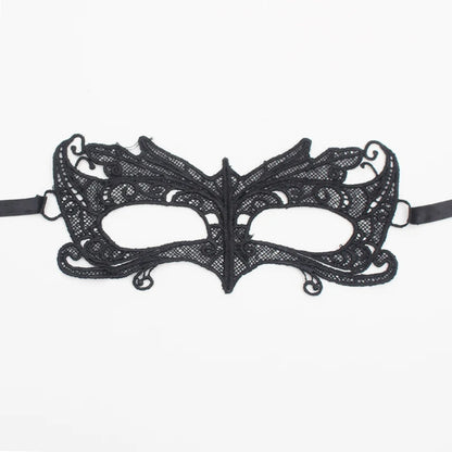 Sexy Lace Eye Mask for Women — Venetian Masquerade, Halloween & Carnival Half-Face Cosplay Party Mask