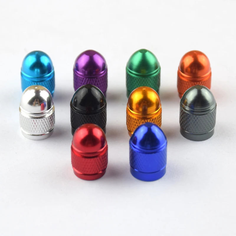 Aluminum Alloy Electric Scooter Valve Caps - Schrader Valve Dust Covers for Ninebot MAX G30, Xiaomi Mijia M365, and Scooter Accessories