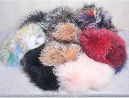 2025 Real Fox Fur Scarf and Headband – Luxury Winter Neck Warmer for Women, 100% Natural Fur, Elastic Ring Muffler