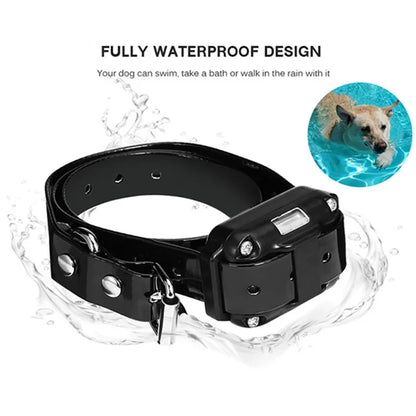 Waterproof Electric Dog Training Collar with Remote – Rechargeable Anti-Bark Control Device for All Dog Sizes