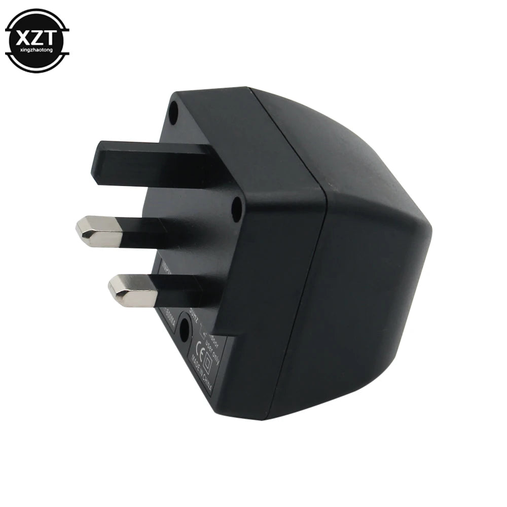 AC to 12V DC Car Socket Adapter - US/UK Plug Power Converter for Automotive Electronic Devices