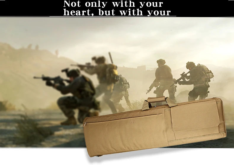 Heavy-Duty Oxford Gun Bag - Padded Hunting Rifle Carry Case for Outdoor Equipment