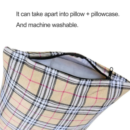 Desert&Fox Cotton Camping Pillow – Portable Folding Travel Pillow with Case for Hiking & Camping