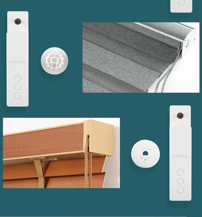 Zemismart Zigbee Smart Roller Shade Driver – Battery-Powered Electric Blinds Motor, Compatible with Tuya, Alexa, Google Home & Yandex Voice