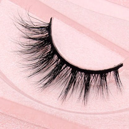 Visofree 3D Mink Eyelashes – Thick Handmade Full Strip Cruelty-Free False Lashes for Makeup M56