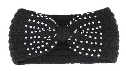 Women's Solid Color Knitted Headband – Elastic Twisted Turban Headwrap, Winter Hair Band for Girls, Fashion Hair Accessories