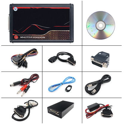 Online Unlimited KESS 2.80 EU Red & KTAG V7.020 OBD2 ECU Chip Tuning Tools – 4 LED Programmer with Version 5.017 Software