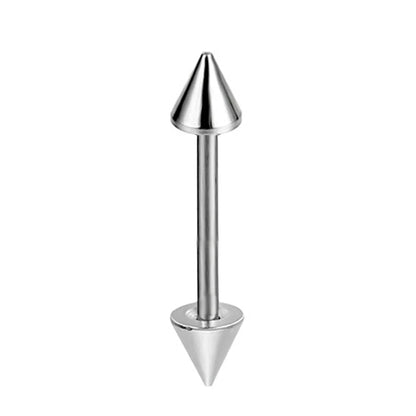 16pcs Stainless Steel Piercing Barbells - 14G Nipple Rings Tongue Rings Straight Bar Jewelry for Women Men
