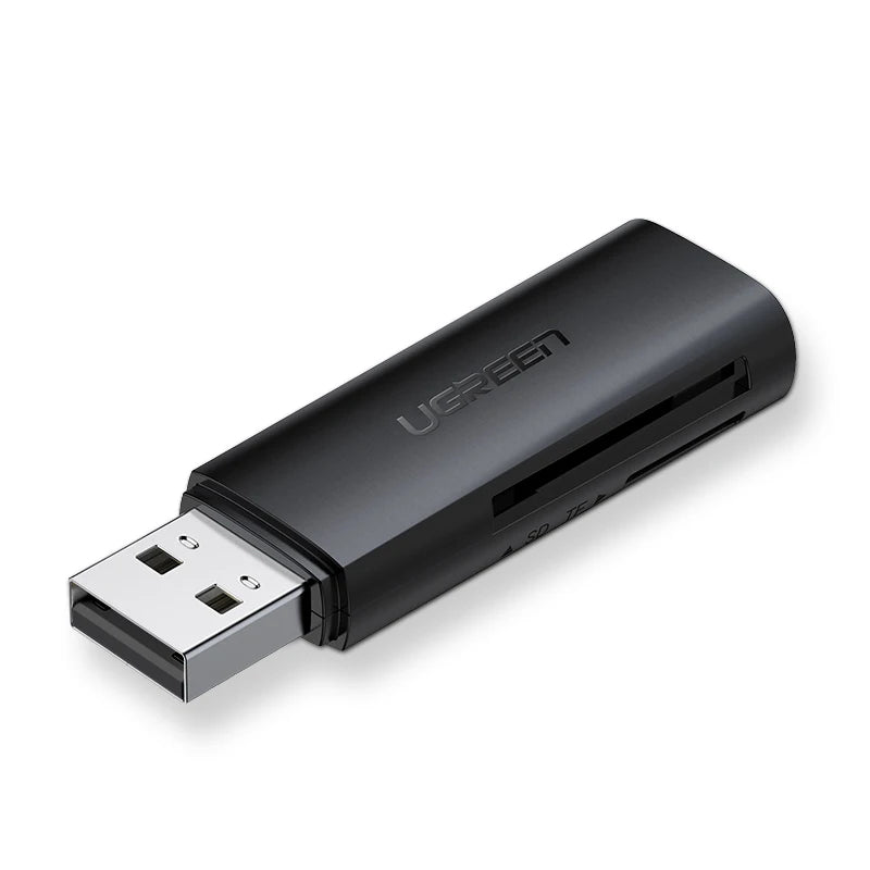 UGREEN 4-in-1 USB 3.0/USB-C Card Reader – SD, Micro SD, TF, CF, MS OTG Adapter for Laptop & PC