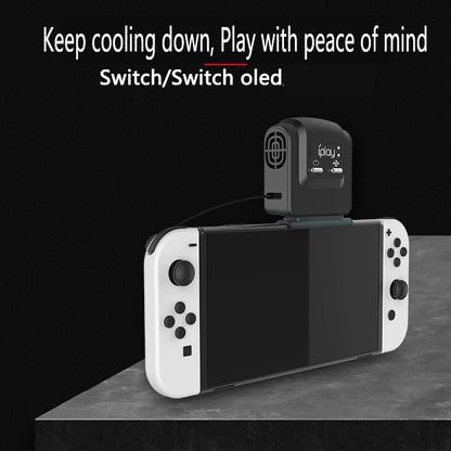 Nintendo Switch OLED External Cooling Fan – USB Powered Turbo Cooler Heat Sink Console Accessory