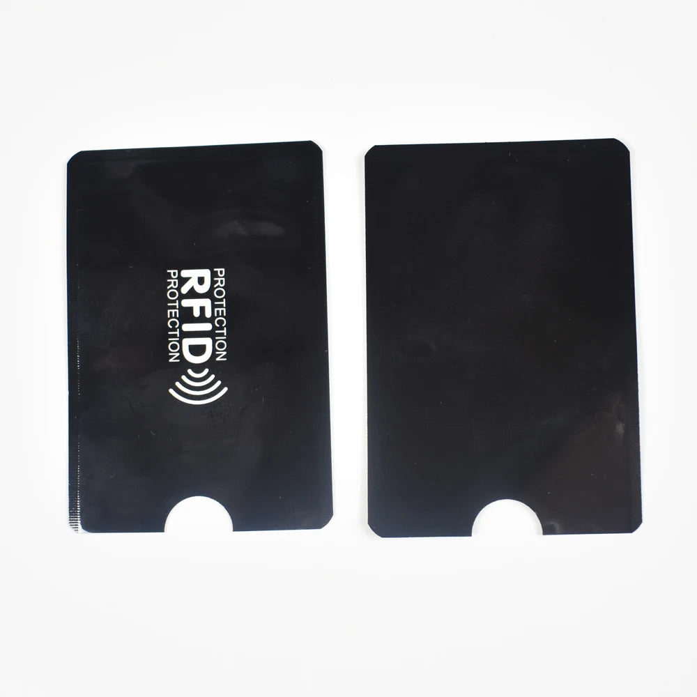 10PCS RFID Blocking Card Holder - NFC Anti Scan Aluminum Protector Case for ID & Bank Cards