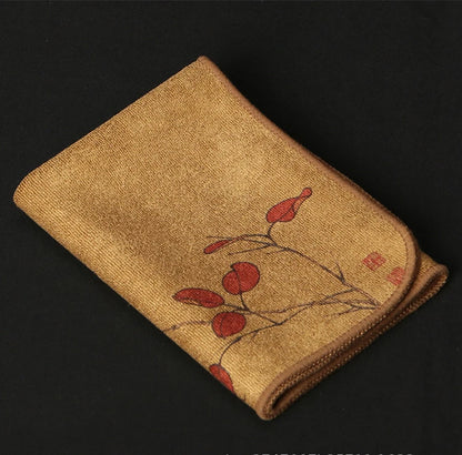 Absorbent Cotton Tea Towel – Thickened Household Kitchen Cleaning Cloth for Dishes & Table